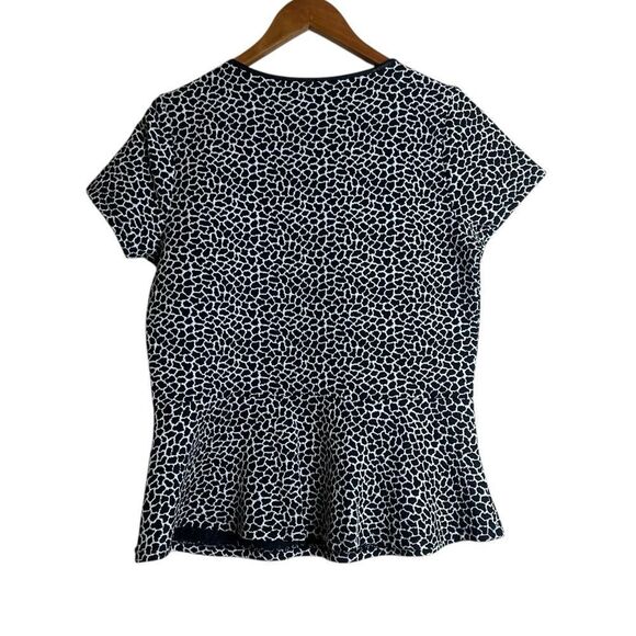 3 for $30! Jessica patterned‎ peplum shirt. Size medium - Picture 6 of 7